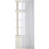 Anna Cortina 8863781S0 Lato Sciarpa Jacquard, Tessuto Poliestere, Bianco, 160x175