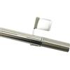 Gardinia Morsetto di Chiusura, Allungabile, Assemblaggio Senza Viti e forature, Press&Go cilindrico, Diametro 8/10 mm, Lunghezza 80-110 cm, Metallo, Effetto Acciaio Inox