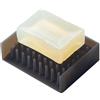 Yamazaki 2995 FLOAT Soap Tray, black, Silicone, 11 x 8.5 x 3 cm