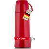 Helios Elegance - Bottiglia isolante, 0,75 l, colore: Rosso