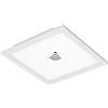 Briloner Leuchten Pannello LED quadrato a soffitto - Ultrapiatto, con sensore di movimento - Scheda LED integrata, 12 Watt, 1300 lm, luce bianca neutra 4000 K, A+ - Bianco