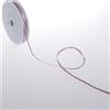 Deko AS GmbH Deko und Band Double Face in Raso con Bordo Argento - Rosa Antico - 3 mm - 50 m - 32103 40 (0,26 €/m)