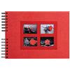 Exacompta cod. 16245E-1 Album Foto spiralato per 100 foto-50 Pagine nere-PASSION-32x22cm-Rosso, Rosso, 32x22 cm