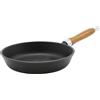 Krüger Haushaltswaren Krüger 60020 Padella in ghisa, Rustica, 20 cm, nero