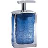 GEDY G-Antares dosasapone Bagno Blu, Dimensioni 15,5X8X6,2 CM Peso 0,372 kg, Dispenser Sapone Bagno in Resina Resistente di Alta qualità, Design R&S Gedy Fatto a Mano, 2 Anni di Garanzia