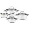 GSW 158305 Magic Color Set di 4 pentole, colore: Bianco