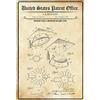 Schatzmix Blechschild Patent für einen Doktorhut Metallschild 20x30 Deko Tin Sign Targa di Metallo da Parete, Lamiera, Multicolore, 20x30 cm