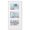 walther design Bianco 3X 13x18 cm Galleria con passe-partout, New Lifestyle Cornice in plastica KV338W