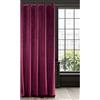Eurofirany ria Tenda Oscurante, Tenda con Occhielli - 1 pz, Tenda Extra Lunga, Elegante, Tinta Unita, Soggiorno, Camera da Letto, Densità 290 g/m², 140x250 cm, bordò
