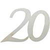 Petra's Bastel News Petra S bastel News a gez1920 strame Decorazione, 40 x Compleanno Numero, 19 mm