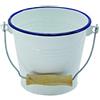 Krüger Husum Series 13214HU - Secchio piccolo, 1,3 l, 14 x 13 cm, colore: Bianco
