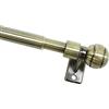 Gardinia 4150 Asta Merano per Tende Café, Metallo, Ottone Antico, 60-100 cm