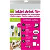 Vaessen Creative Shrink Art Stampabile, Trasparente, 5 Fogli, Formato A4, Stampate Direttamente Design Personalizzati per Progetti Creativi con la Plastica Termoretraibile, 21x29.8x0.3 cm, 4 unità