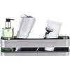 Blomus 68942 Cestino per Doccia, Acciaio Inossidabile, Argento, 8,5 x 8 x 34 cm