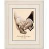 VERVACO Kit Punto Croce Contato Felicità del Matrimonio Decorativi per Pareti ca. 16 x 19 cm Set Fai da Te Creativo Adulti Ricamo Casa Decor Arte da Parete Kit per Hobby Cross Stitch