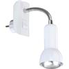 Briloner Leuchten 2739-016P - Lampada da lettura, 1 x E14, colore: Bianco