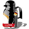 Helios Thermo Bird in plastica, 1.0 l, caraffa, plastica, Black/Penguin, 30 x 30 x 25.5 cm