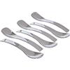 Guzzini Gocce Set 6 Cucchiaini Infusion, plástico/acrílico, Acciaio, 10.5x2.3x12 cm, 6 unità