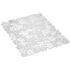 InterDesign iDesign Blumz Tappetino Lavello, Grande, Vinile, Trasparente, 5x5x5 cm
