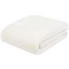 Gözze - Morbida Coperta Premium, Sensazione Cashmere, Microfibra, 130 x 170 cm - Bianco Lana