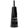 Brabantia Renew Collection Porta Scopino da Toilette, Matt Black, 30 x 20 x 10 cm