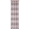Deko Trends - Tenda con Occhielli, Poliestere, Rosa Antico, 245 x 140 cm