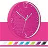 Leitz Wow Orologio da Parete al Quarzo, Adatto per Ufficio, Cucina, Soggiorno e Bagno, 29 cm, Fucsia