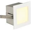 SLV Bianco plafone Frame Basic/Illuminazione Interni, Spot LED, Lampada da Parete a Incasso, faretto a soffitto / 3000K 1W 40lm 1 W