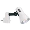 Briloner Leuchten, lampada a innesto E14, lampada da lettura da 25 W, girevole e girevole, bianca, metallo, 25 W, 230 V, altezza 10,5 cm