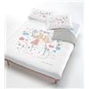 Italian Bed Linen Digital CP-DIG-734-1P Parure Copripiumino, 100% Cotone, 734 Kisses I Love You, Singolo