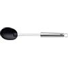Silit Classic Line - Cucchiaio da portata in plastica, 33 cm, in acciaio inox lucido, mestolo di plastica, ideale per pentole rivestite, lavabile in lavastoviglie