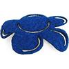 Petra's Bastel News Petra S bastel News a blf2904 - 50 50 x Fiore di Mezzo, 40 mm, Feltro/Blu Scuro