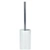 Kleine Wolke - Scopino WC Pur Shiny in Porcellana, con Supporto, Colore: Bianco Neve