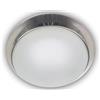 Niermann Standby 'Niermann Standby a + + to e lampada da soffitto, parete anello in nichel opaco , satiniert mit klarrand, 40 x 40 x 13 cm