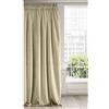 Eurofirany RIA Tenda Oscurante con Fettuccia Arricciatenda - Extra Lunga, Elegante, Tinta Unita per Soggiorno, Camera da Letto, Densità 290 g/m², 140x270 cm, Beige