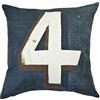Daycollection Home Office HOOFACCA4 - Cuscino in Cotone, 40 x 40 x 10 cm, Colore: Nero
