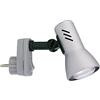 Briloner Leuchte 2763-014P - Lampada da lettura a morsetto, per 1 lampadina E14, colore: Titanio
