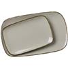 Ritzenhoff & Breker Set di piatti in porcellana Casa, 2 pezzi, 24 x 15,5 cm e 33 x 20 cm, colore: Torrone