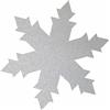 Petra's Bastel News Petra mestiere-notizie Cristallo di Ghiaccio News 50 X 40 mm in Feltro di Gliter Colore Streudeko, FLIZ, Bianco, 18 x 12 x 3 cm