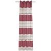 Neutex for you! Deko Trends Tenda a Occhielli, Tessuto, Wollweiß-Rot-Taupe, 245.0x137.0x245.0 cm