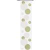 Home fashion 87984-868 Scherli - Tenda a Pannello, in Voile, 245 x 60 cm, Colore: Verde