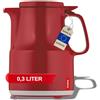 Helios Thermoboy plastica caraffa, plastica, Red, 0.3 Litre