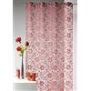 HomeMaison.com BOUCHARA - Tenda in Voile Ricamata con Motivi Floreali, Colore: Bianco Brillante 140 x 240 cm Avorio