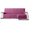 Eysa Oslo Salva, Microfiber, C/2 Fuchsia-Grigio, Penisola 240 cm. Adatto per divani da 250 a 300 cm
