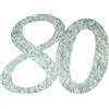 Petra's Bastel News Petra di News a gef3380 - 87 Confetti Decorativi, FLIZ, Grigio Melange, 18 x 12 x 3 cm