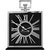 Premier Housewares Kensington Orologio da Parete, Metallo, Nero, 33x8x42 cm