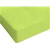 Italian Bed Linen Max Color Lenzuolo sotto Matrimoniale Maxi, 100% Cotone, Verde Acido, King Size