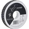 Berisfords Nastro Grosgrain impunturato 15 mm, Nero/Avorio