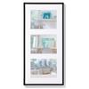 walther design Nero 3X 15x20 cm Galleria con passe-partout, New Lifestyle Cornice in plastica KV320B