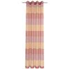 Deko Trends Tenda a Occhielli, Tessuto, Rosso, 245 x 144 cm